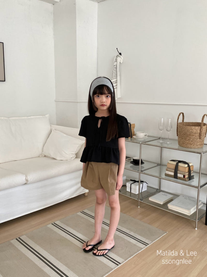 Matilda & Lee - Korean Children Fashion - #prettylittlegirls - Ribbon Puff Blanc - 4
