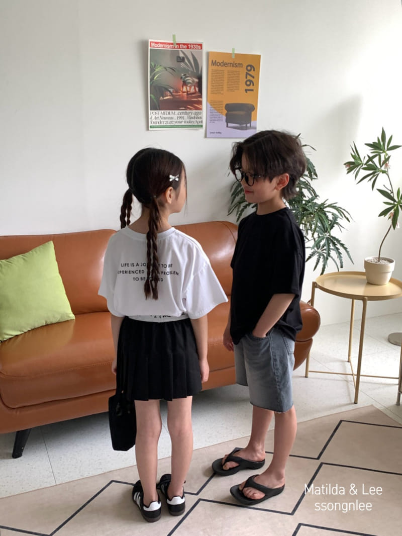 Matilda & Lee - Korean Children Fashion - #todddlerfashion - Lettering Tee - 10