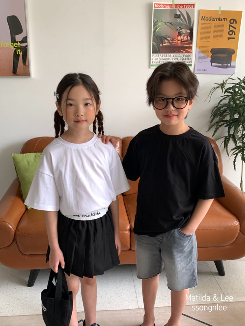Matilda & Lee - Korean Children Fashion - #toddlerclothing - Lettering Tee - 11
