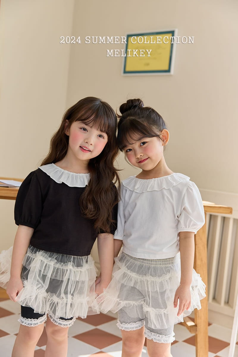 Melikey - Korean Children Fashion - #Kfashion4kids - Point Puff Tee - 9
