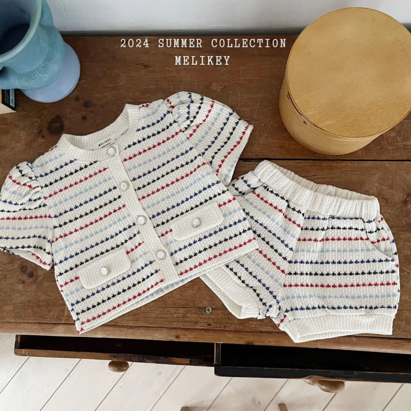 Melikey - Korean Children Fashion - #childofig - Summer Top Bottom Set - 8