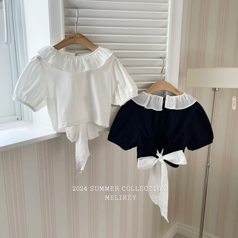 Melikey - Korean Children Fashion - #childofig - Point Puff Tee
