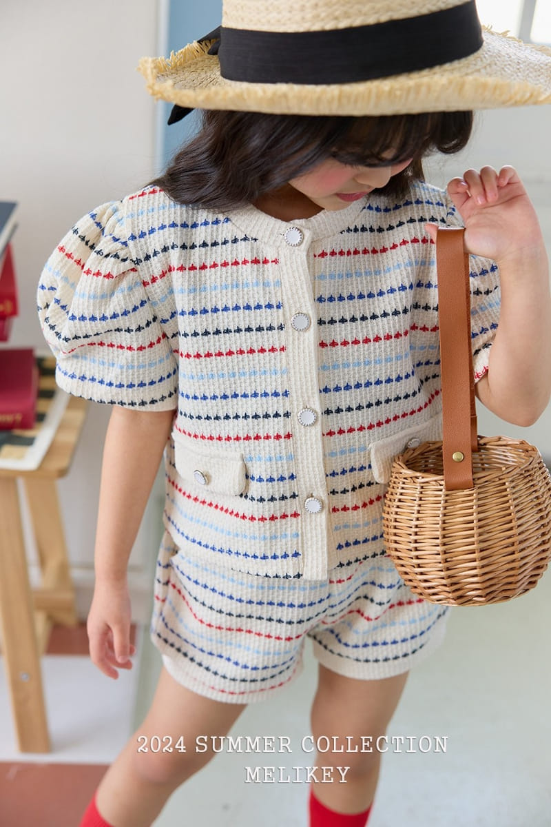 Melikey - Korean Children Fashion - #discoveringself - Summer Top Bottom Set - 11