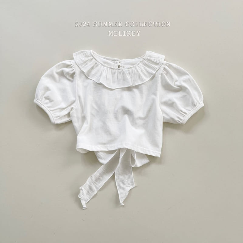 Melikey - Korean Children Fashion - #fashionkids - Point Puff Tee - 5