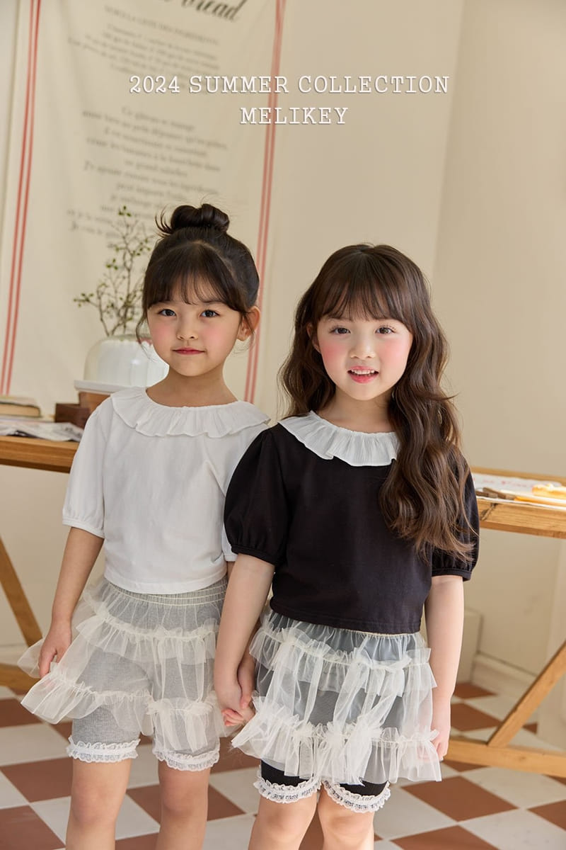 Melikey - Korean Children Fashion - #magicofchildhood - Point Puff Tee - 11