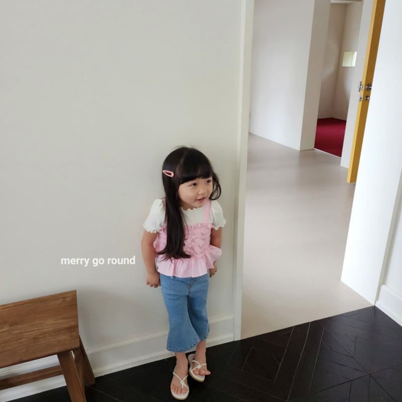 Merry Go Round - Korean Children Fashion - #Kfashion4kids - Petite Ribbon Sleeveless Tee - 7