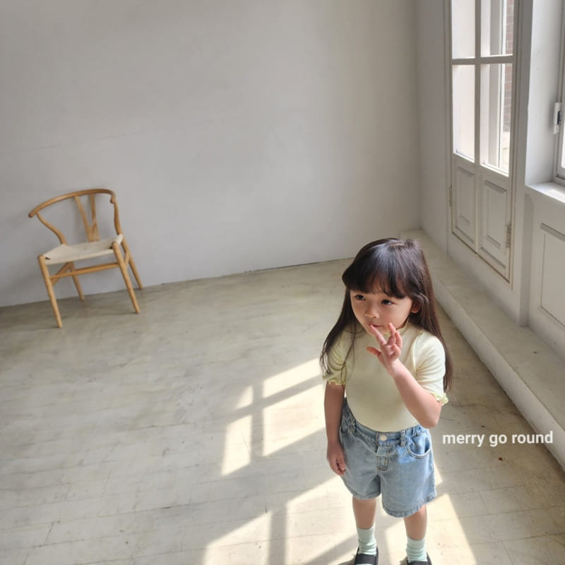 Merry Go Round - Korean Children Fashion - #kidzfashiontrend - Terry Tee - 4