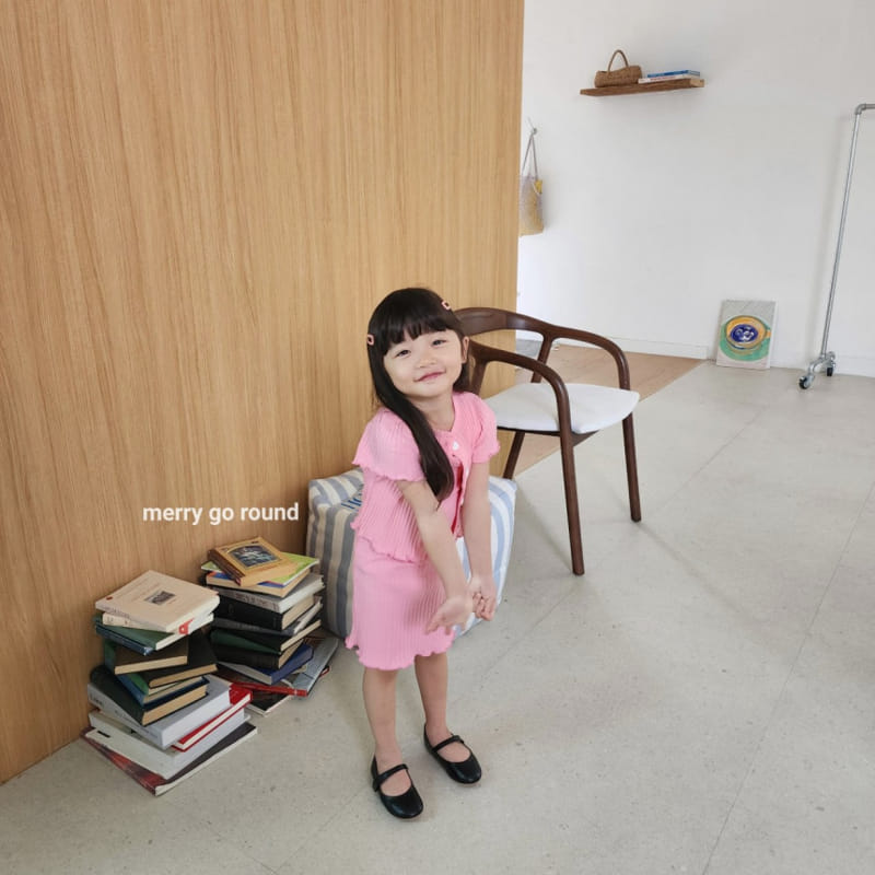 Merry Go Round - Korean Children Fashion - #kidzfashiontrend - Rib Sleeveless One-Piece - 4