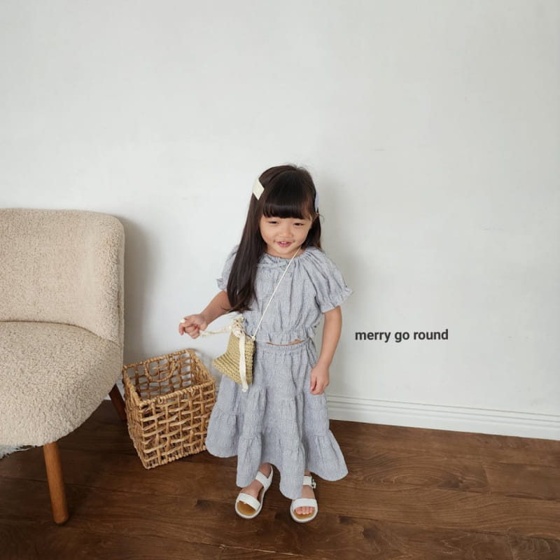 Merry Go Round - Korean Children Fashion - #Kfashion4kids - Heidyi Kan Kan Top Bottom Set - 5