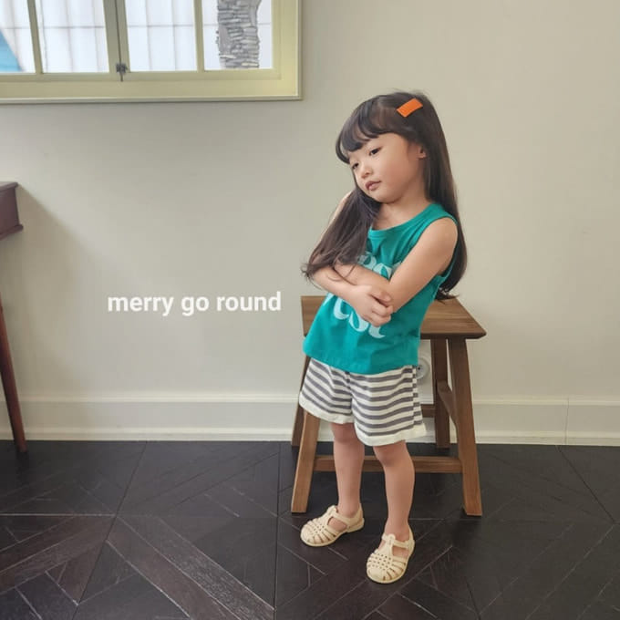 Merry Go Round - Korean Children Fashion - #childofig - Marine ST Shorts