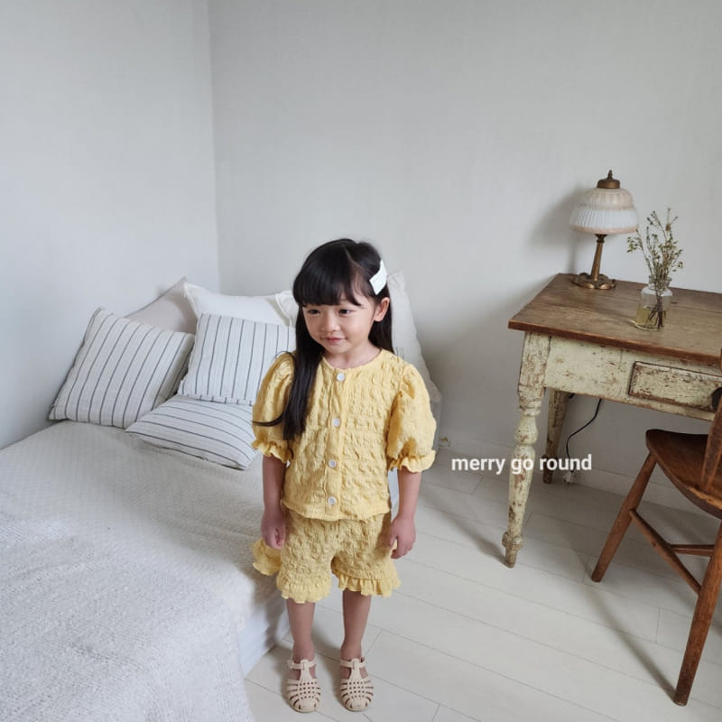 Merry Go Round - Korean Children Fashion - #childofig - Malrang Top Bottom Set - 4