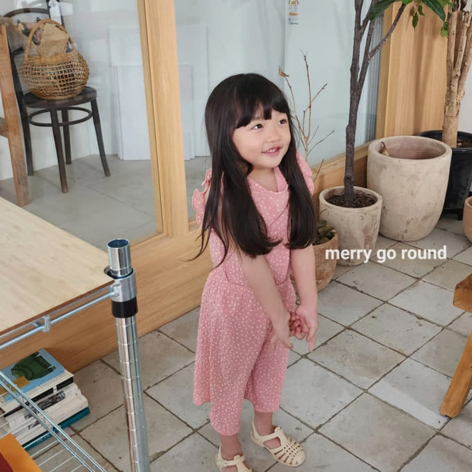 Merry Go Round - Korean Children Fashion - #childofig - Coco Frill Top Bottom Set