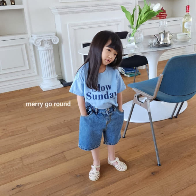 Merry Go Round - Korean Children Fashion - #childofig - Dans Denim Pants