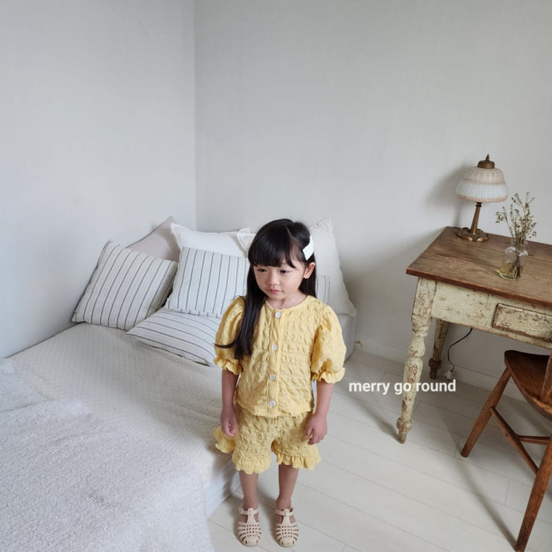 Merry Go Round - Korean Children Fashion - #designkidswear - Malrang Top Bottom Set - 6