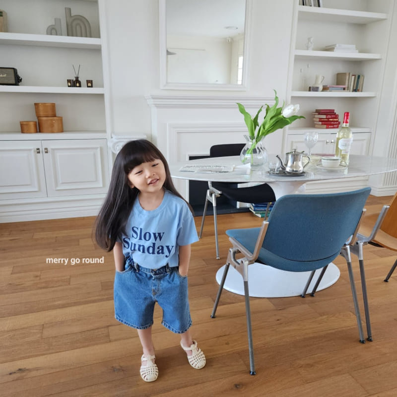 Merry Go Round - Korean Children Fashion - #childrensboutique - Dans Denim Pants - 4