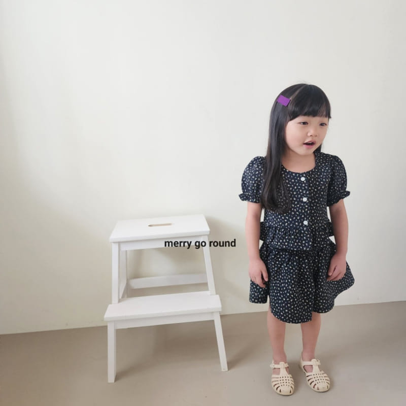 Merry Go Round - Korean Children Fashion - #discoveringself - Mini Rose Top Bottom Set - 10
