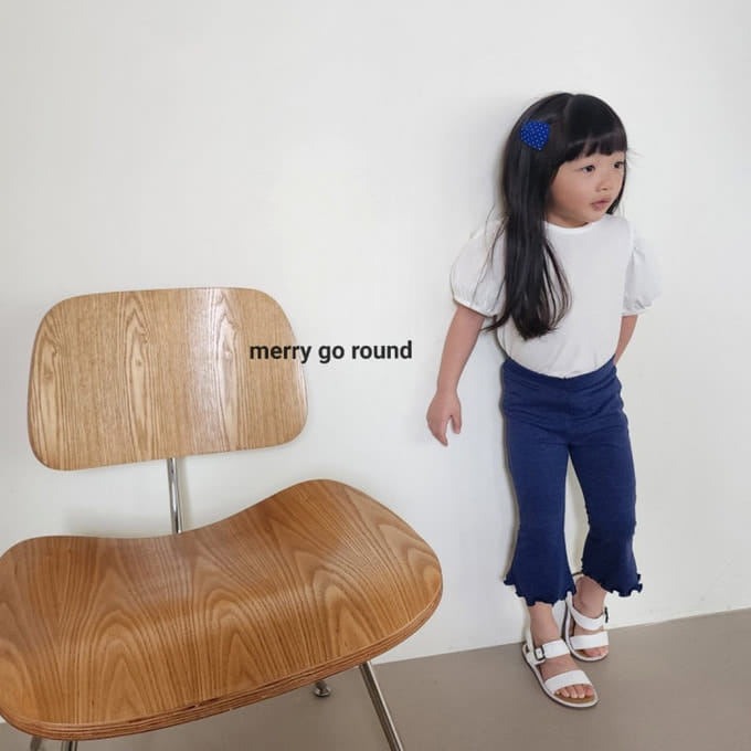 Merry Go Round - Korean Children Fashion - #discoveringself - Summer Jelly Boots Cut Pants