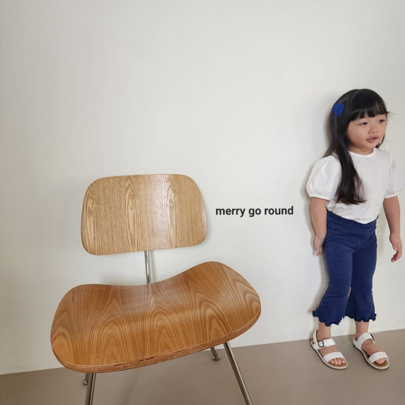 Merry Go Round - Korean Children Fashion - #kidsshorts - Summer Jelly Boots Cut Pants - 4