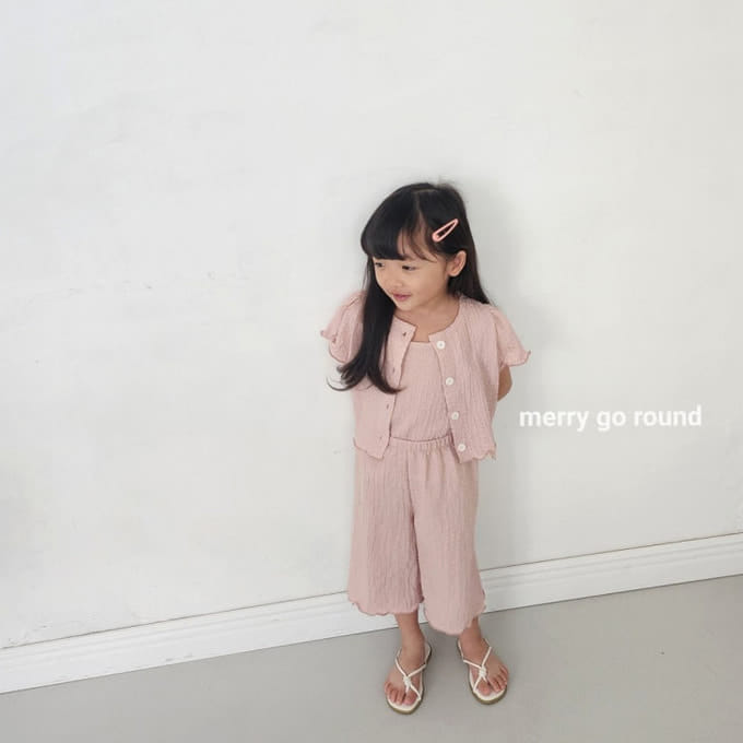 Merry Go Round - Korean Children Fashion - #littlefashionista - Cardigan Three Set 