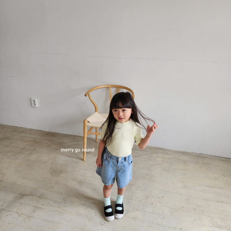 Merry Go Round - Korean Children Fashion - #littlefashionista - Terry Tee - 5