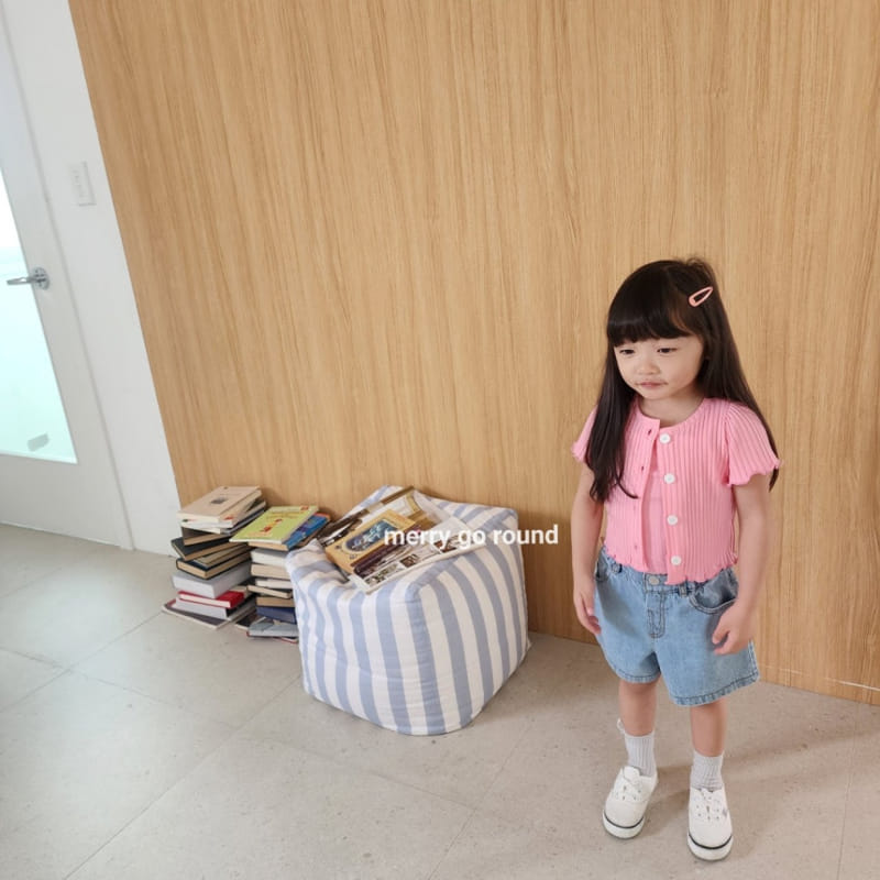 Merry Go Round - Korean Children Fashion - #littlefashionista - Rib Sleeveless Set - 6