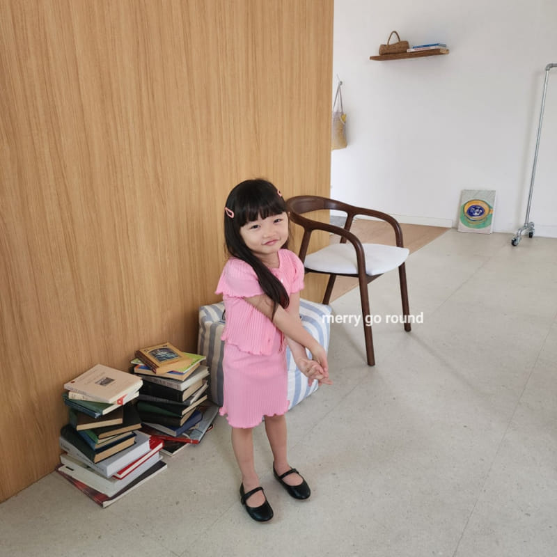 Merry Go Round - Korean Children Fashion - #littlefashionista - Rib Sleeveless One-Piece - 5