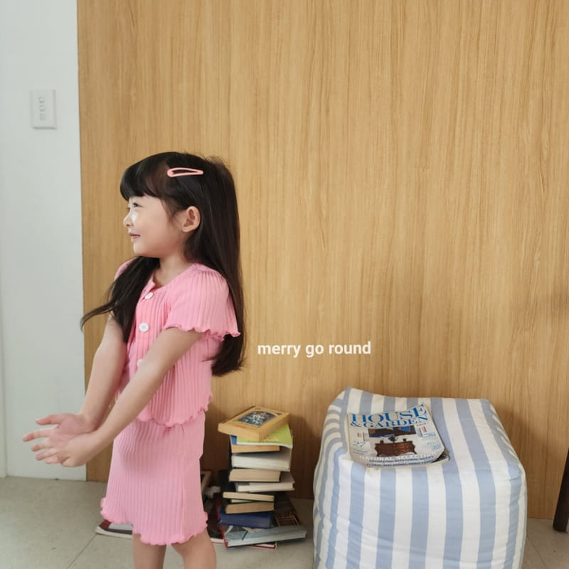 Merry Go Round - Korean Children Fashion - #magicofchildhood - Rib Sleeveless One-Piece - 6