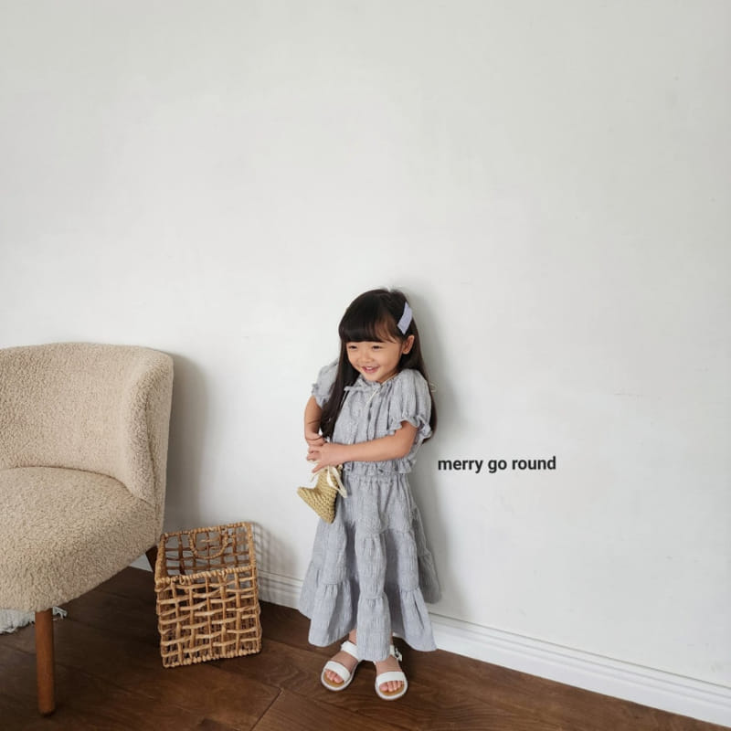 Merry Go Round - Korean Children Fashion - #magicofchildhood - Heidyi Kan Kan Top Bottom Set - 7