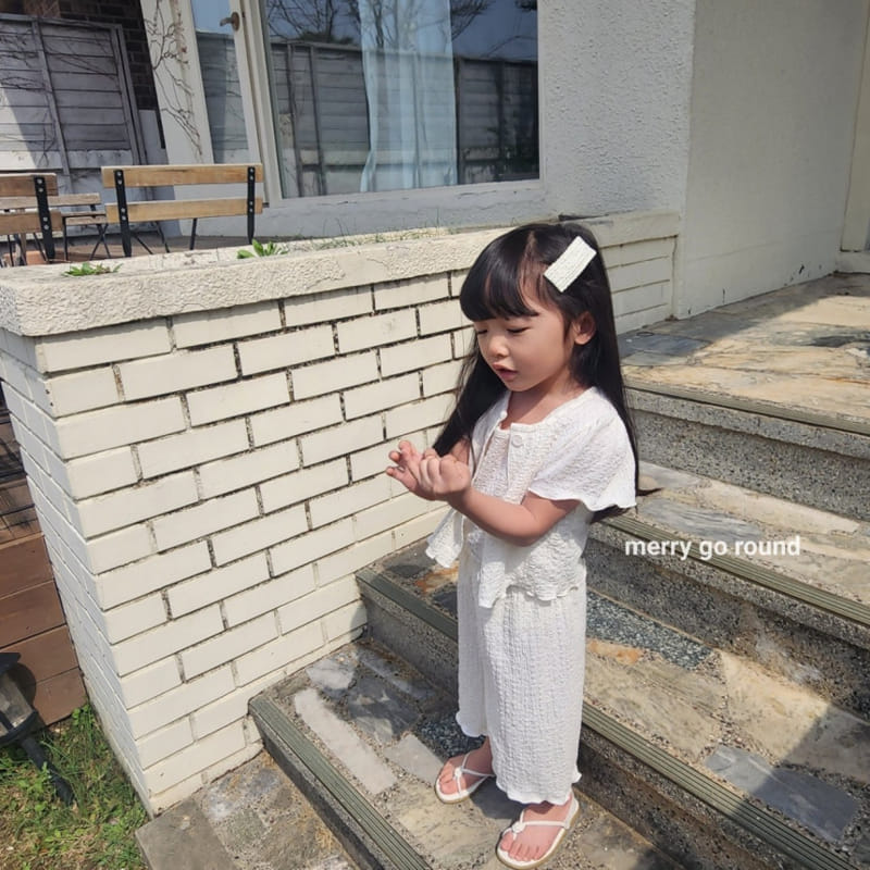 Merry Go Round - Korean Children Fashion - #minifashionista - Cardigan Three Set  - 3