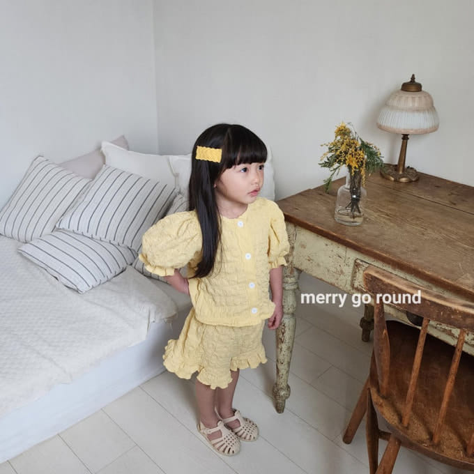 Merry Go Round - Korean Children Fashion - #minifashionista - Malrang Top Bottom Set