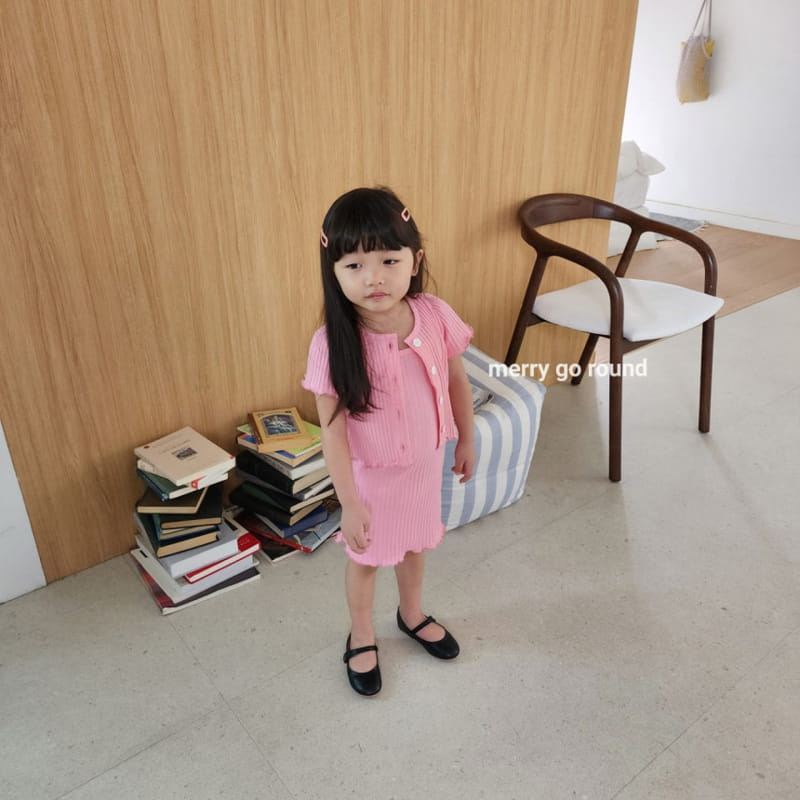 Merry Go Round - Korean Children Fashion - #minifashionista - Rib Sleeveless One-Piece - 7