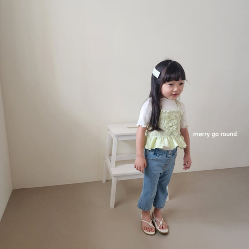 Merry Go Round - Korean Children Fashion - #prettylittlegirls - Petite Ribbon Sleeveless Tee - 11