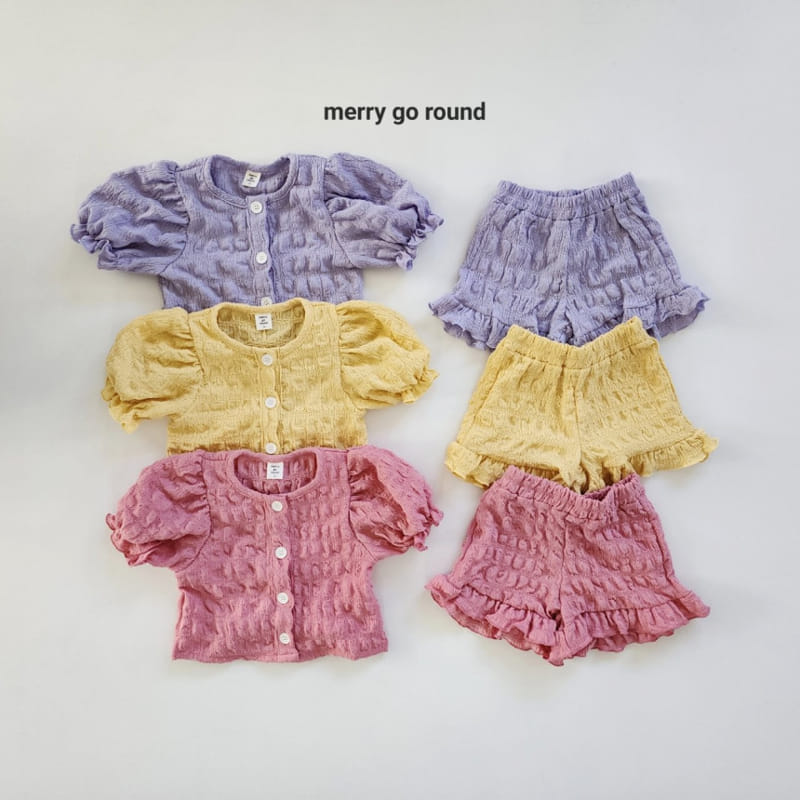 Merry Go Round - Korean Children Fashion - #prettylittlegirls - Malrang Top Bottom Set - 2