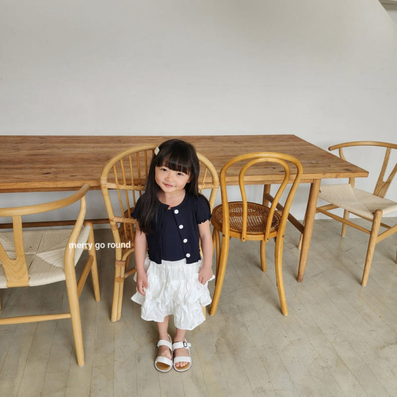 Merry Go Round - Korean Children Fashion - #todddlerfashion - Rib Sleeveless Set - 10