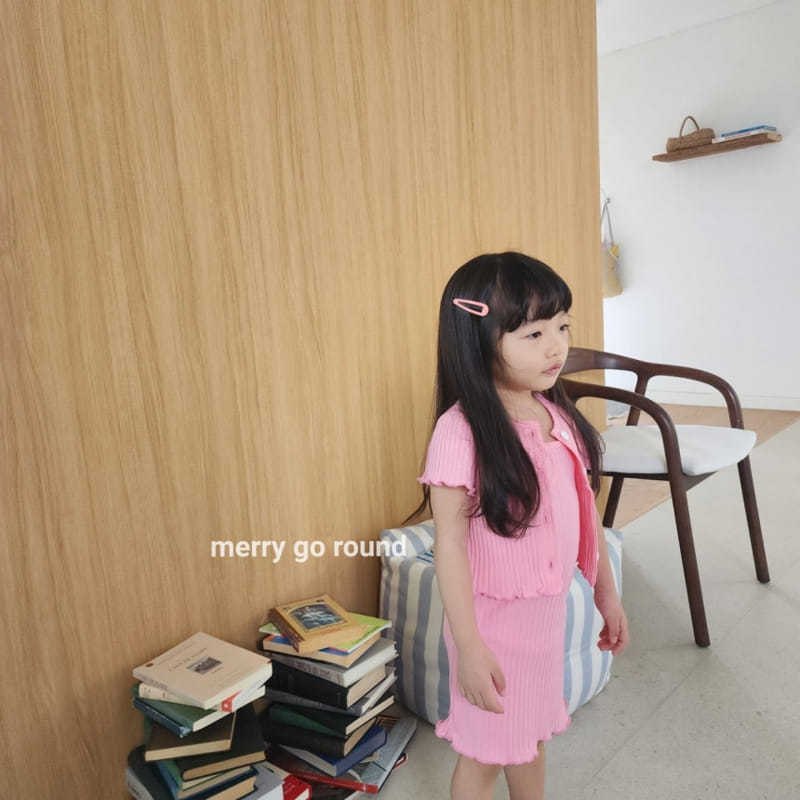 Merry Go Round - Korean Children Fashion - #todddlerfashion - Rib Sleeveless One-Piece - 9