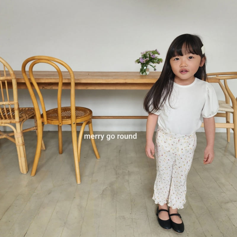 Merry Go Round - Korean Children Fashion - #todddlerfashion - Wrinkle Boots Cut Pants - 11