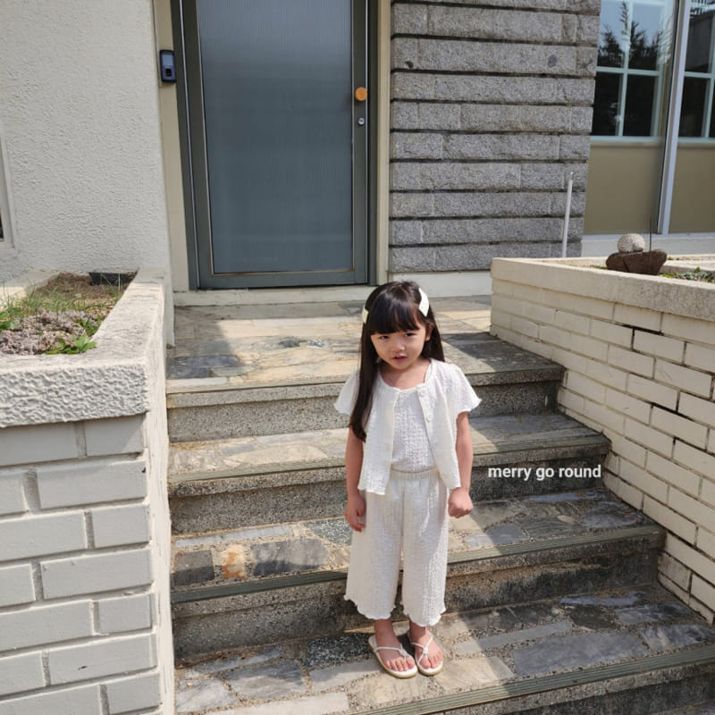 Merry Go Round - Korean Children Fashion - #toddlerclothing - Cardigan Three Set  - 6
