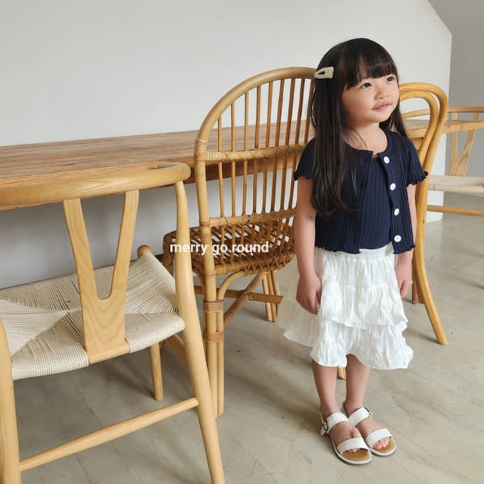 Merry Go Round - Korean Children Fashion - #toddlerclothing - Sha Sha Wrinkle Skirt
