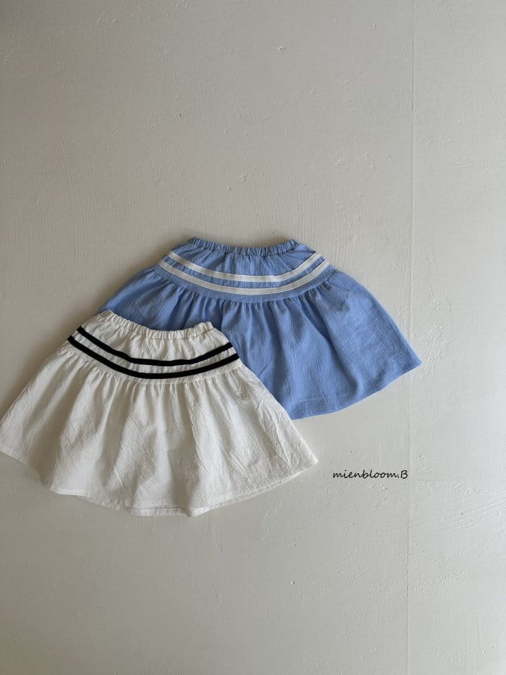 Mienbloom B - Korean Children Fashion - #childrensboutique - Line Skirt - 2
