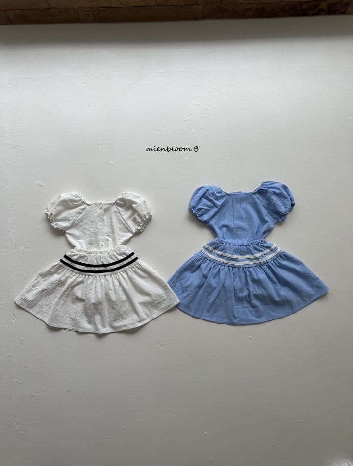 Mienbloom B - Korean Children Fashion - #designkidswear - Line Skirt - 4