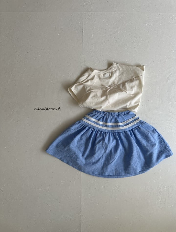 Mienbloom B - Korean Children Fashion - #kidsstore - Line Skirt - 7
