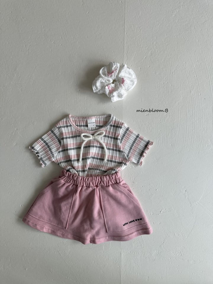 Mienbloom B - Korean Children Fashion - #kidsshorts - Love Skirt - 4