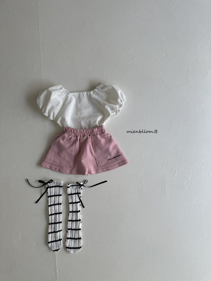Mienbloom B - Korean Children Fashion - #littlefashionista - Puff Blan - 11