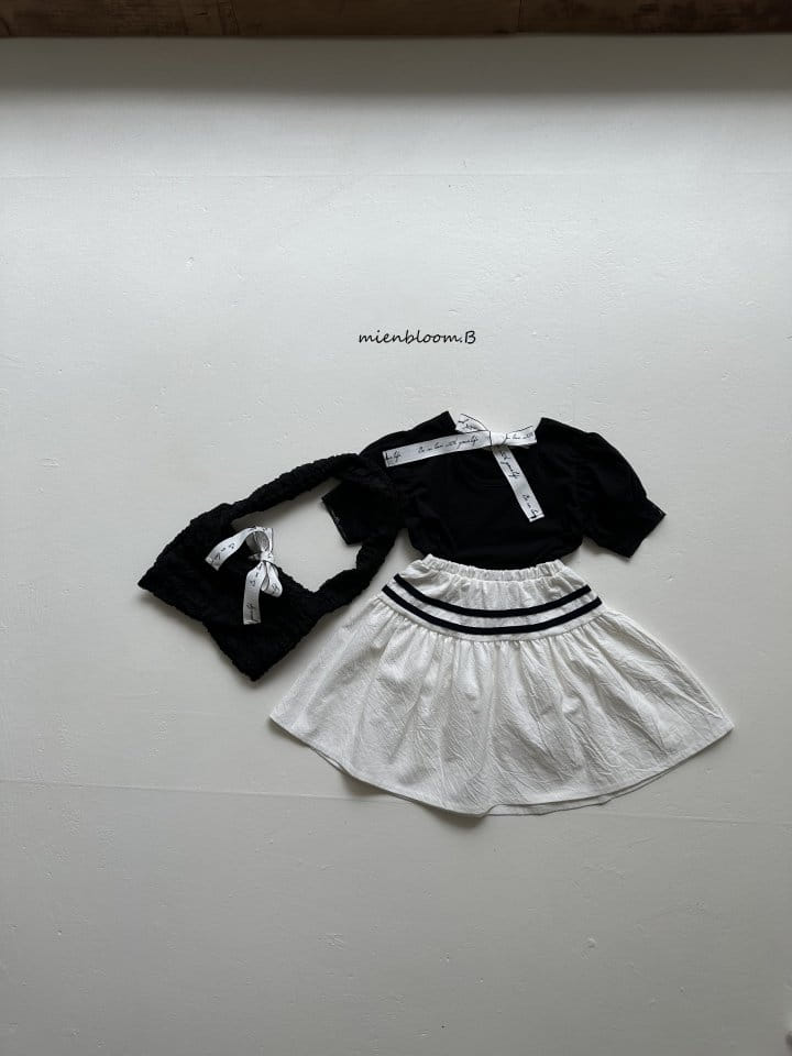 Mienbloom B - Korean Children Fashion - #magicofchildhood - Barbi Ribbon Tee - 10