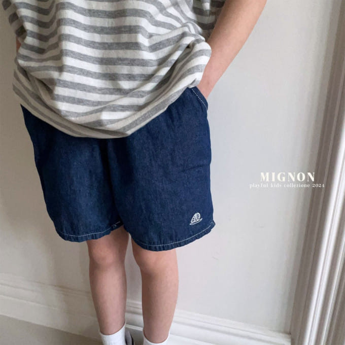 Mignon - Korean Children Fashion - #childrensboutique - Vacation Denim Shorts