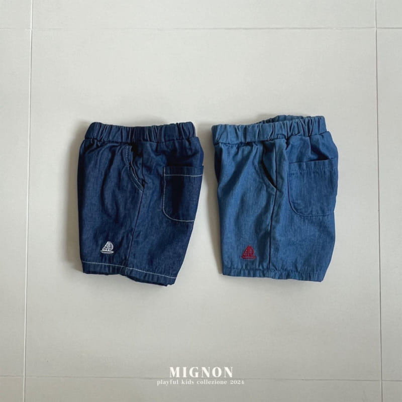 Mignon - Korean Children Fashion - #designkidswear - Vacation Denim Shorts - 2