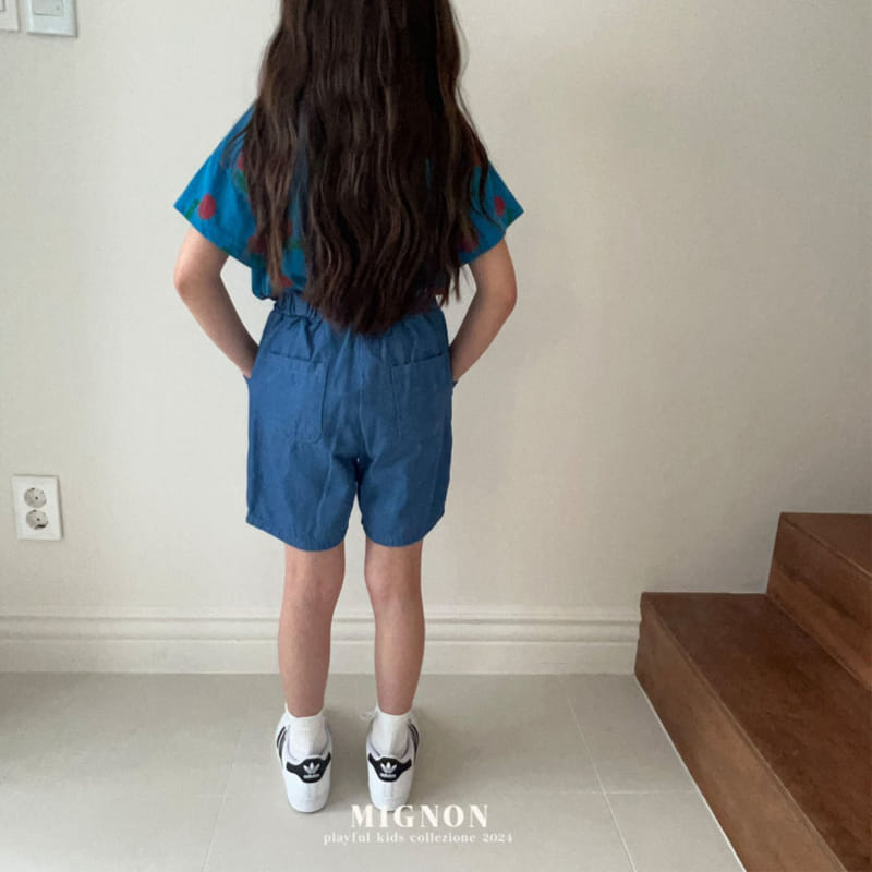 Mignon - Korean Children Fashion - #kidsshorts - Vacation Denim Shorts - 5