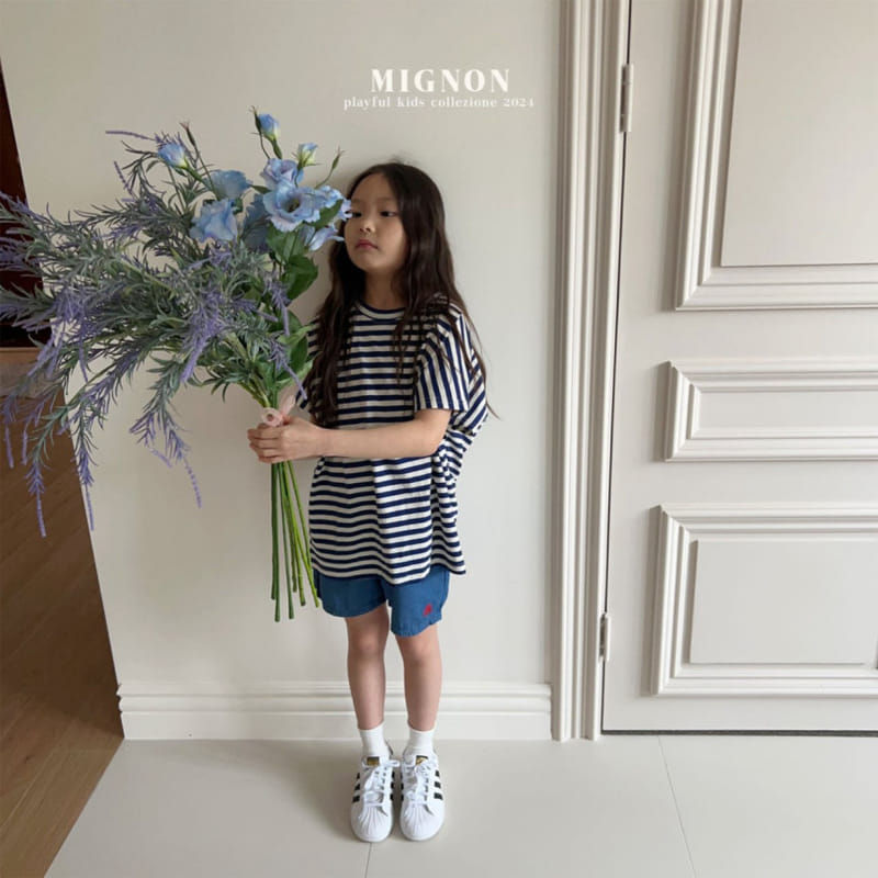 Mignon - Korean Children Fashion - #magicofchildhood - Vacation Denim Shorts - 10