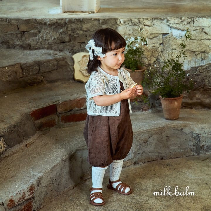 Milk Balm - Korean Baby Fashion - #babyboutique - Leo Dungarees Body Suit - 6