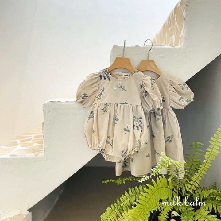 Milk Balm - Korean Baby Fashion - #babyboutiqueclothing - Provence Body Suit - 9